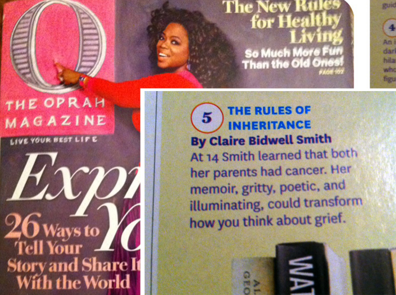Oprah Magazine | Claire Bidwell Smith